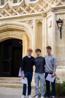 St Peter’s celebrates success in A Level results