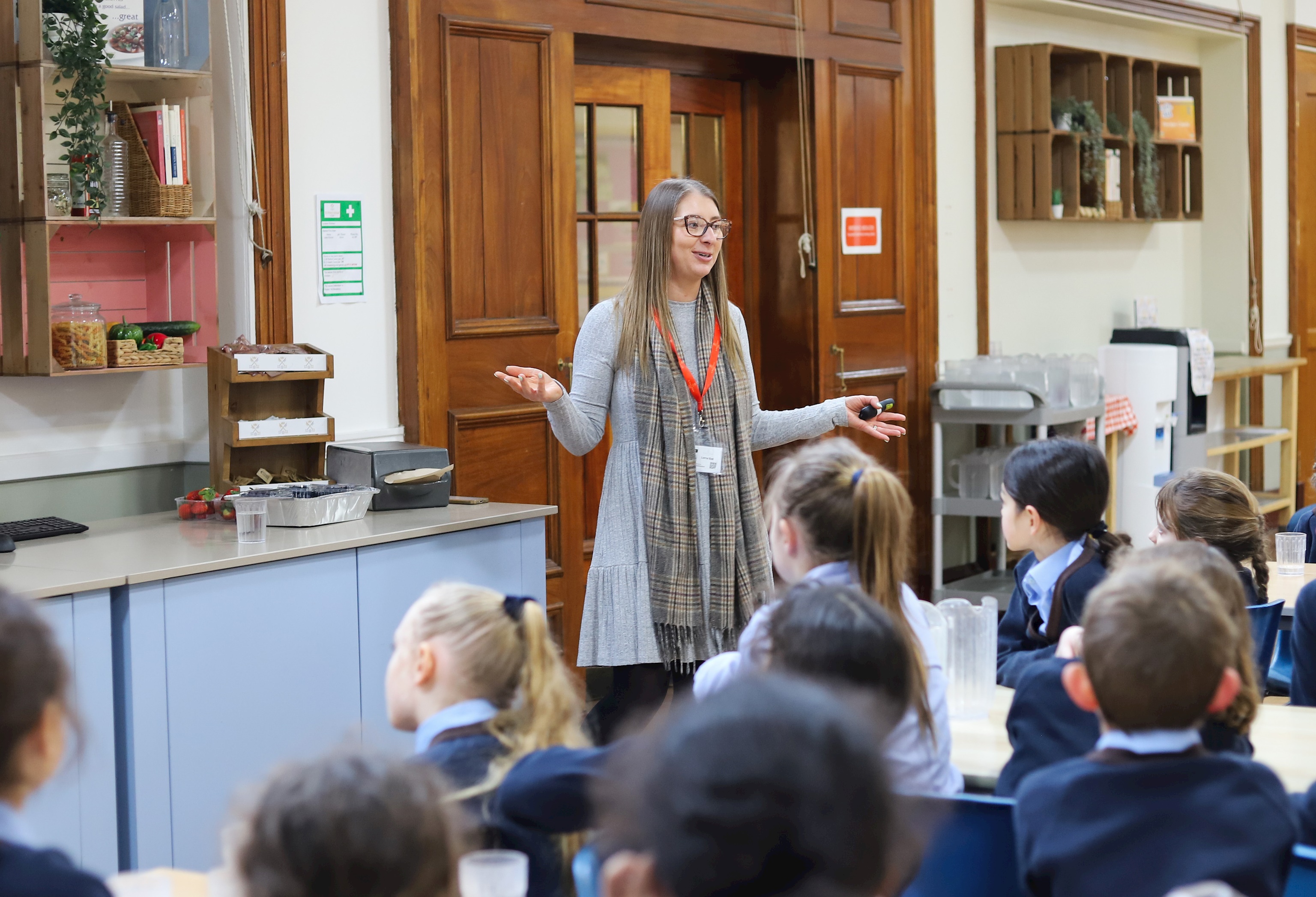 Nutritionist visits St Peter's 