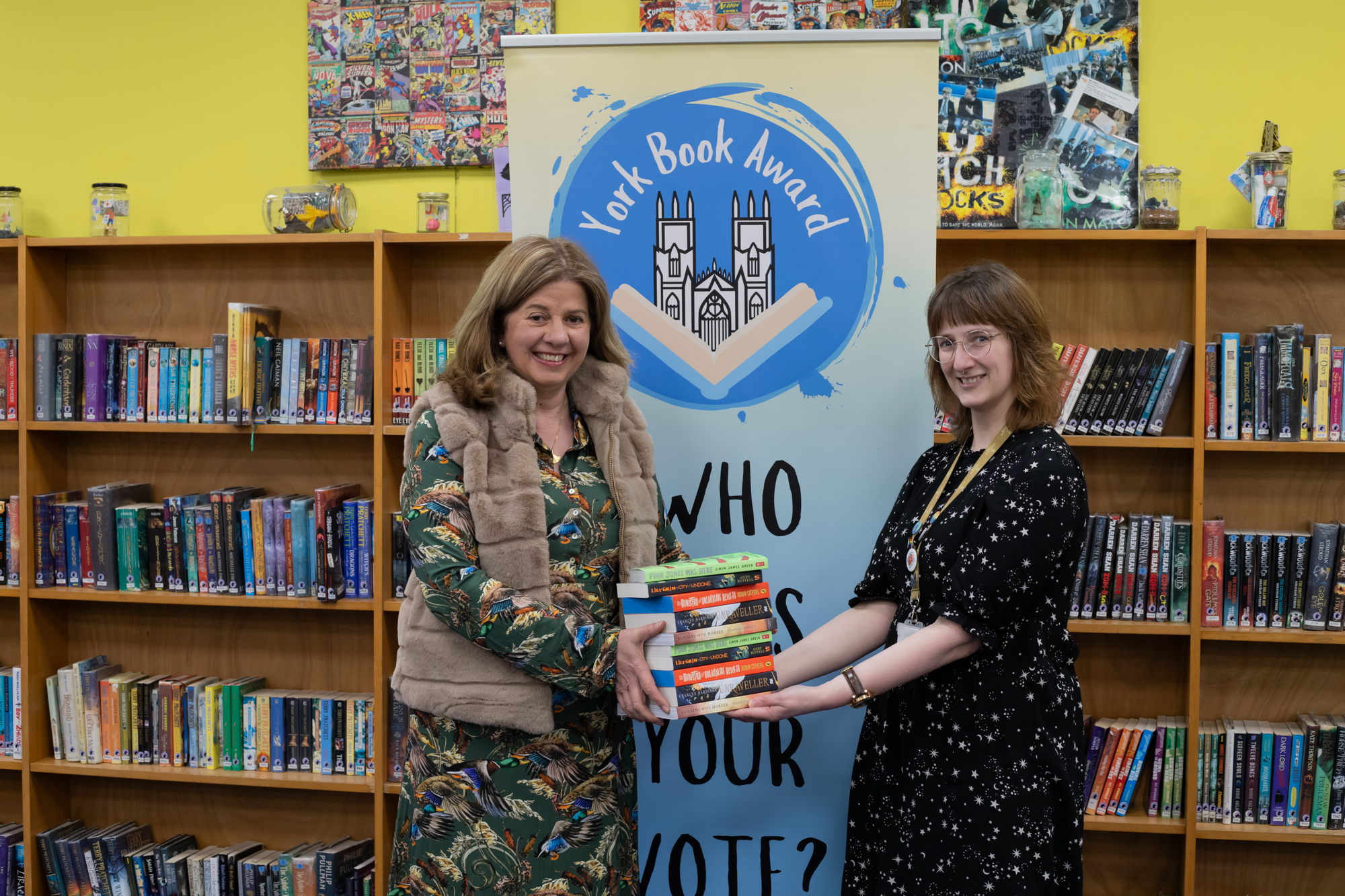 Kind Donation to York Book Award Fires Up Young Readers