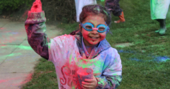 St Peter's 2-8 throw a Holi Party