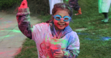 St Peter's 2-8 throw a Holi Party