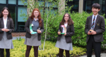 DT pupils receive their Awards