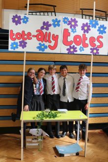 Year 8 pupils hold their annual Enterprise Fair