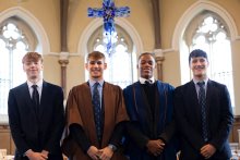 Pupils speak in Assembly in support of International Men's Day